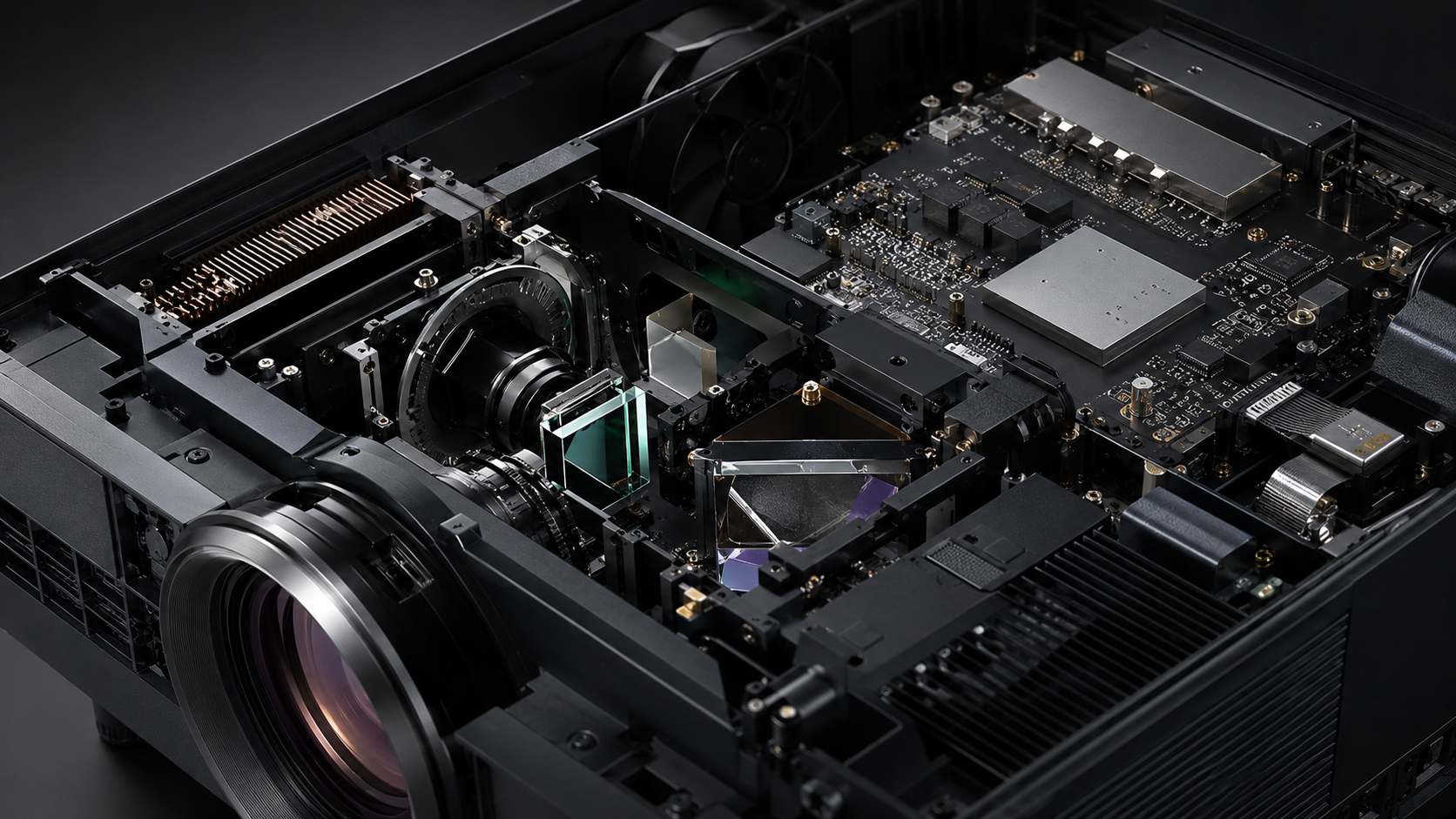 NEXT-GEN projector interior engineering and components